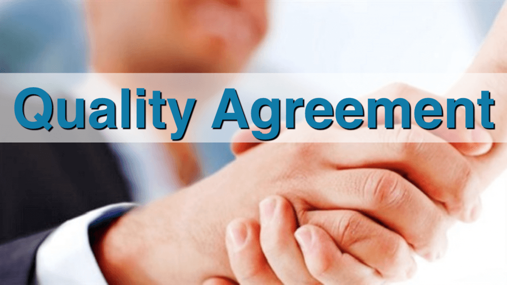 Quality Agreements para contratos de fabricación comercial por terceros