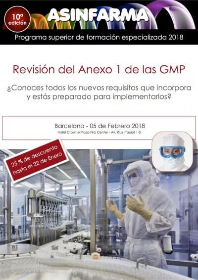 Programa Revisión Anexo 1 GMP