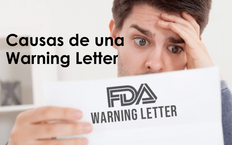 FDA Warning Letter por validaciones y resultados OOS