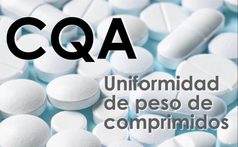 CQA_ Uniformidad de peso de comprimidos