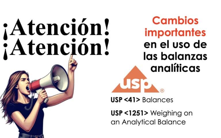 balanzas analíticas USP y USP