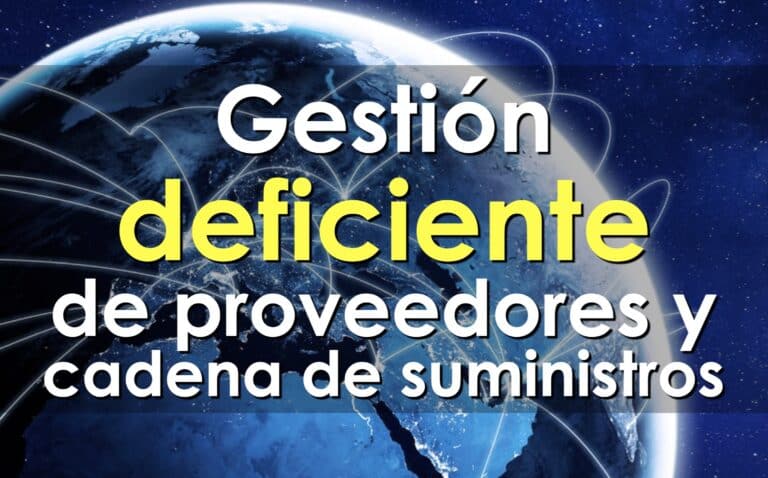 gestión de proveedores y cadena de suministros